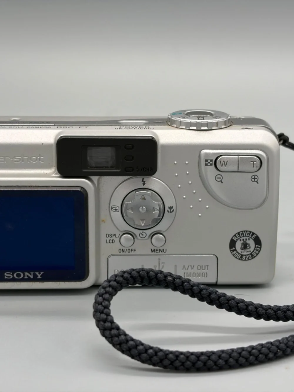 Sony Cyber-shot DSC-P7 3.2MP Digital Camera Tested Box Manual 2 Batteries